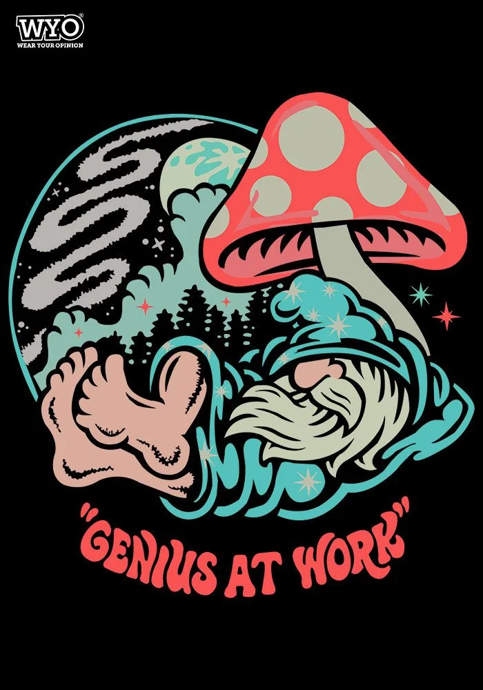 Genius Mushroom Oversized T-Shirt