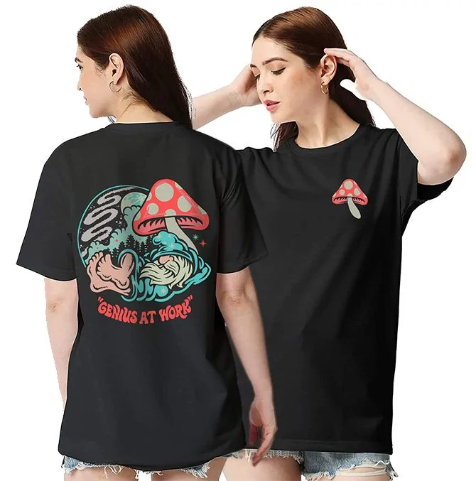 Genius Mushroom Women Oversized T-Shirt