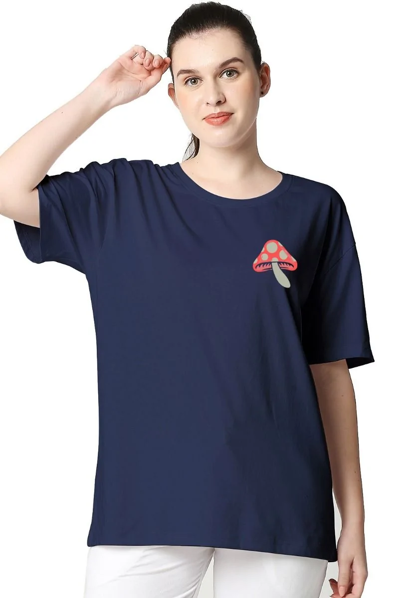 Genius Mushroom Women Oversized T-Shirt