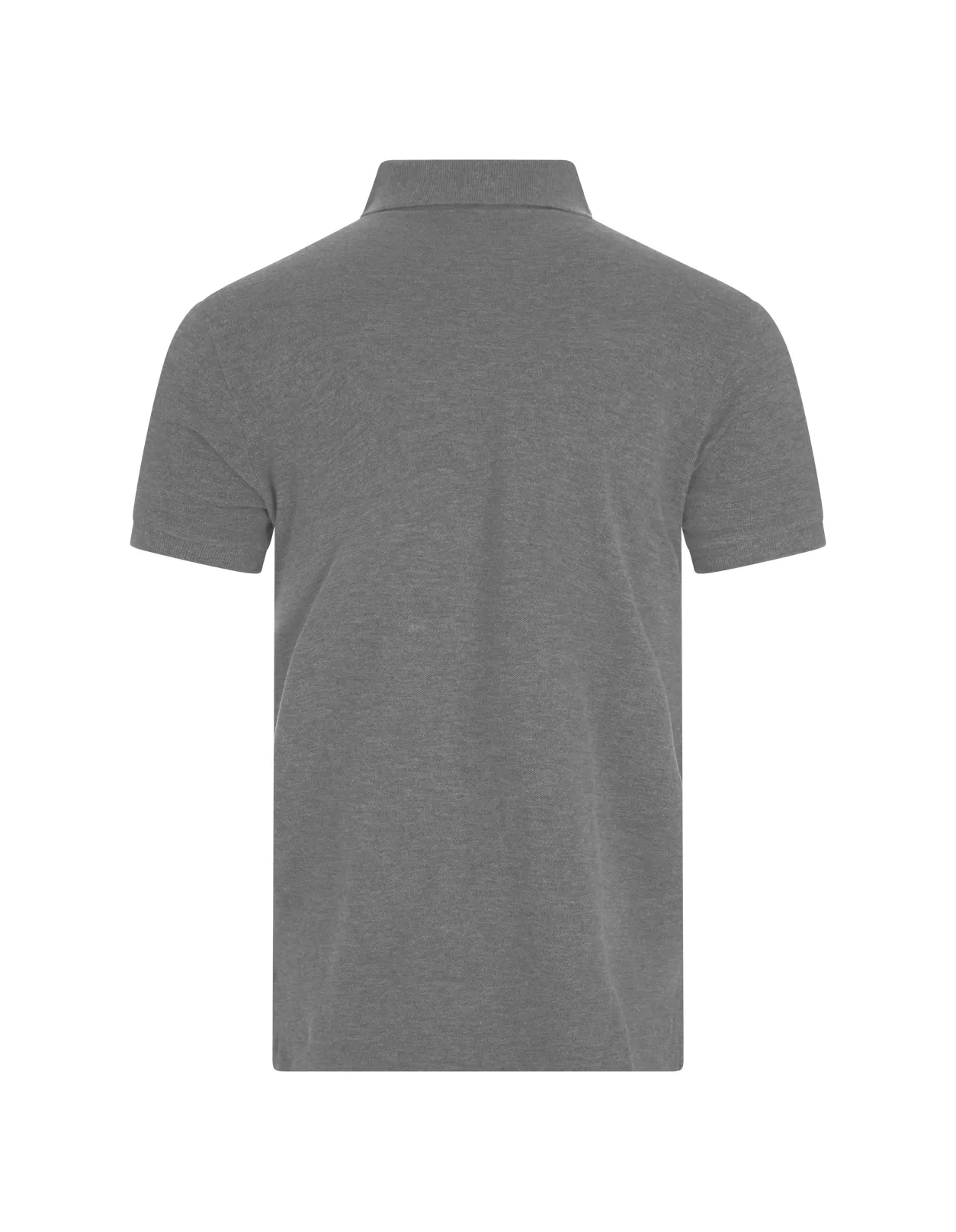 Grey Slim-Fit Piqu? Polo