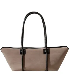 Hereu Forna Suede Leather Framed Shoulder Bag