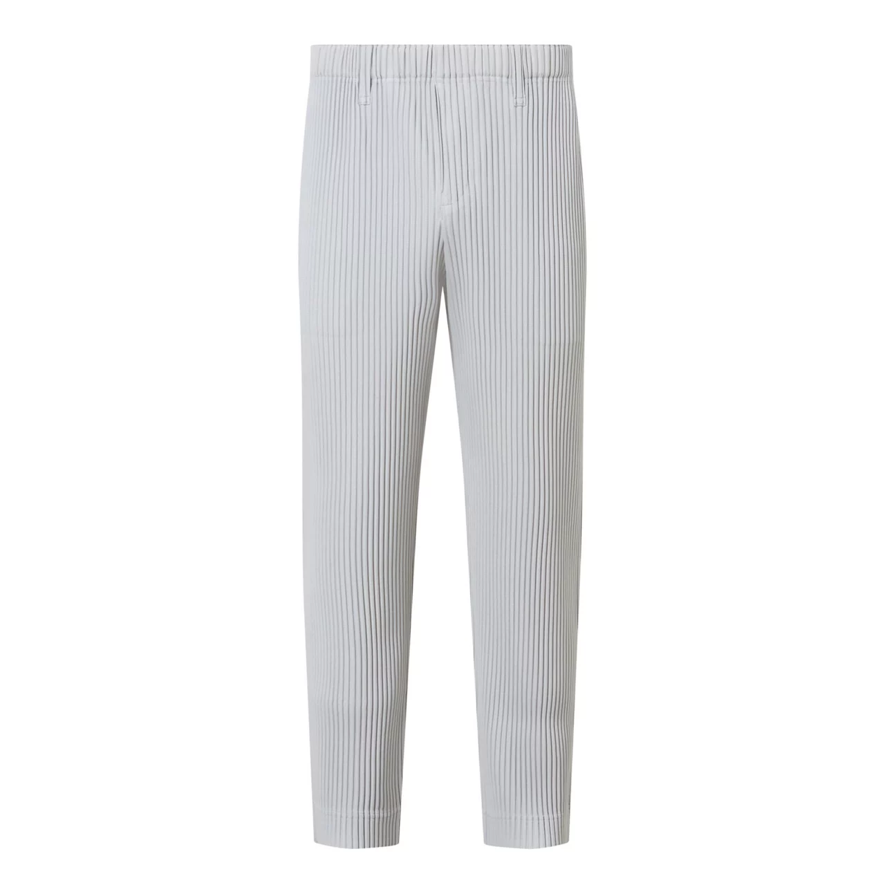 HOMME PLISSÉ ISSEY MIYAKE Basic Pleated Trousers - Light Grey