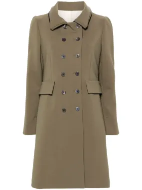 IBRIGU double-breasted coat - Green