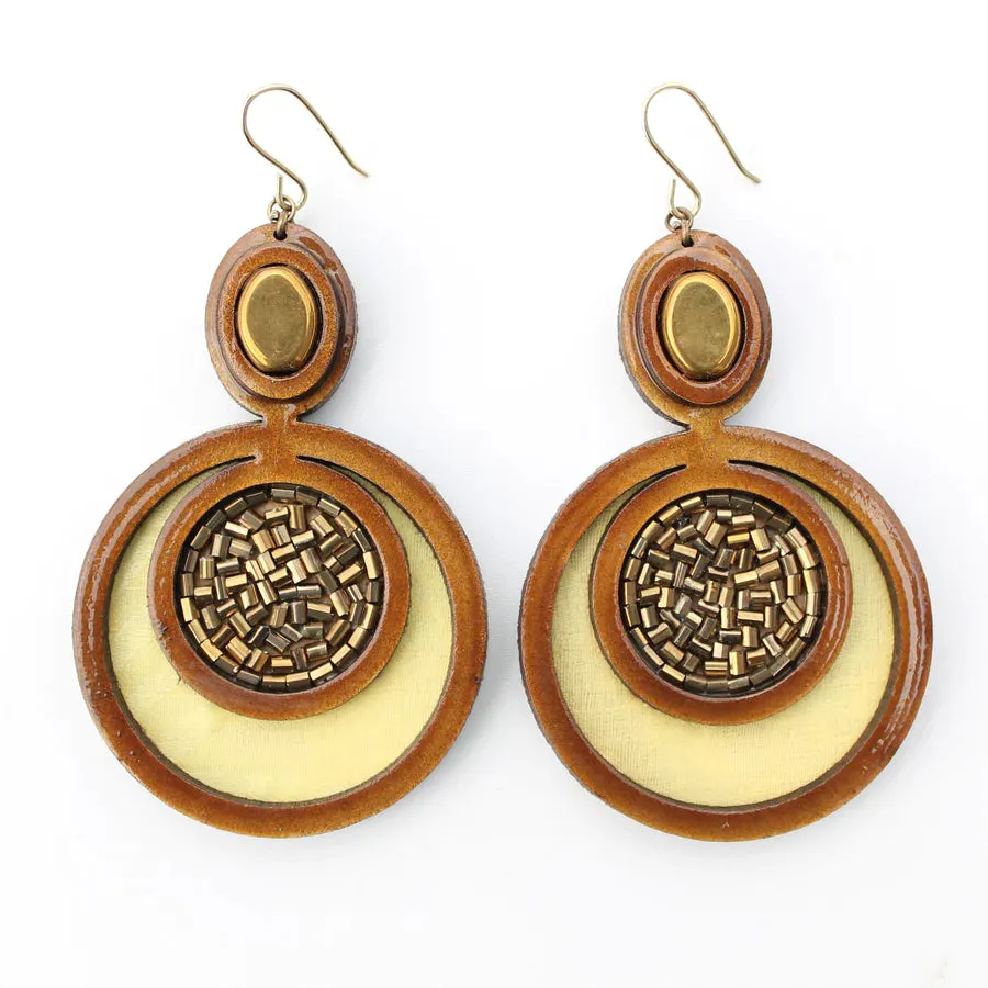 INKATURAH Mother Daughter African Print Earrings