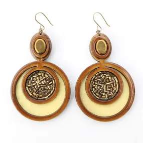 INKATURAH Mother Daughter African Print Earrings