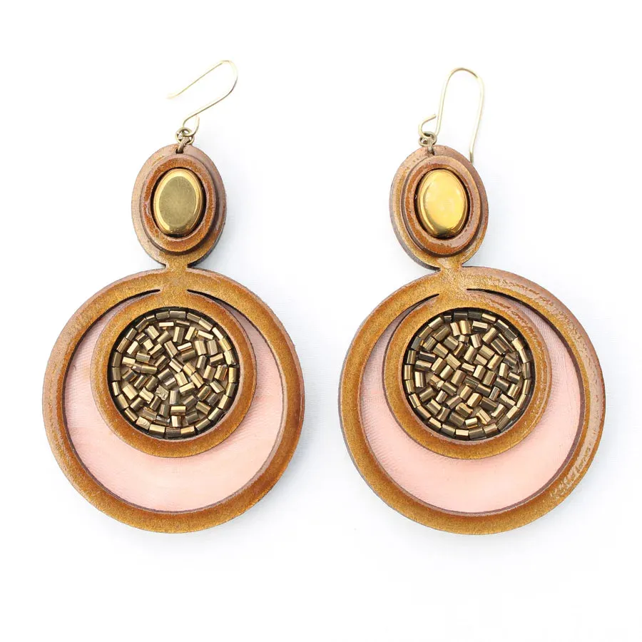 INKATURAH Mother Daughter African Print Earrings