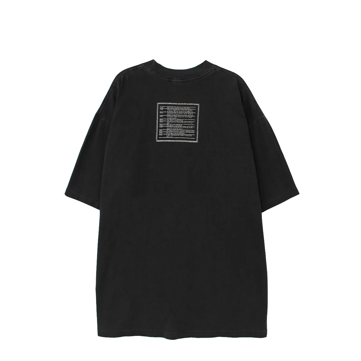 IONSEOUL  |Unisex Street Style Plain Oversized Logo T-Shirts