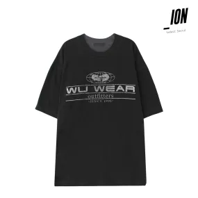 IONSEOUL  |Unisex Street Style Plain Oversized Logo T-Shirts