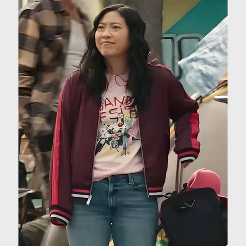 Jackpot 2024 Awkwafina Jacket | Katie Bomber Jacket - Danezon