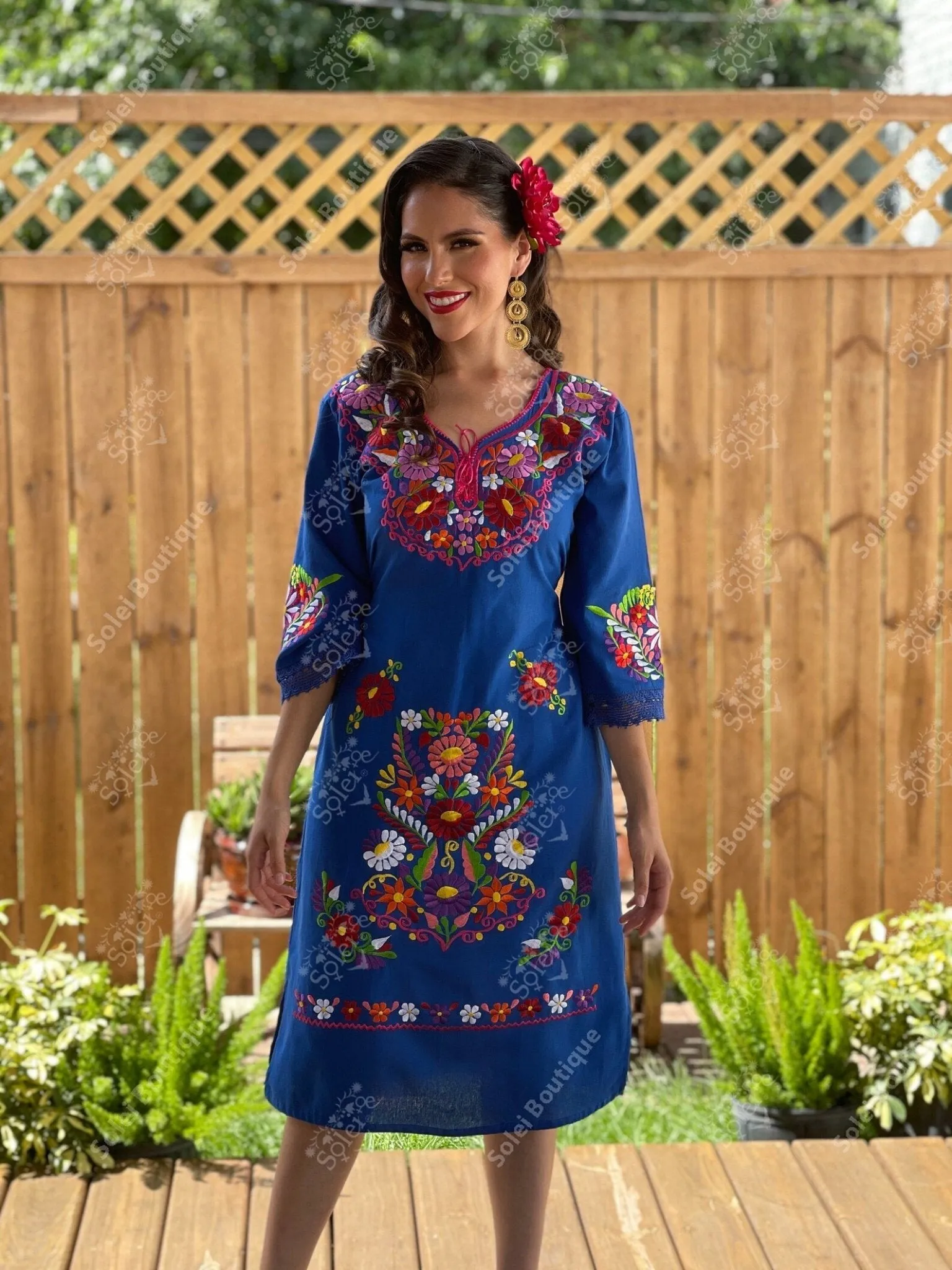 Kimono Deluxe Midi Dress