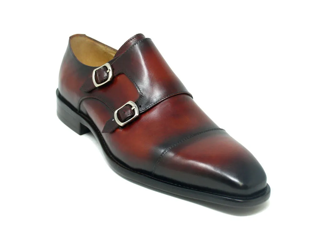 KS509-23 Double Monk Straps Leather Loafer