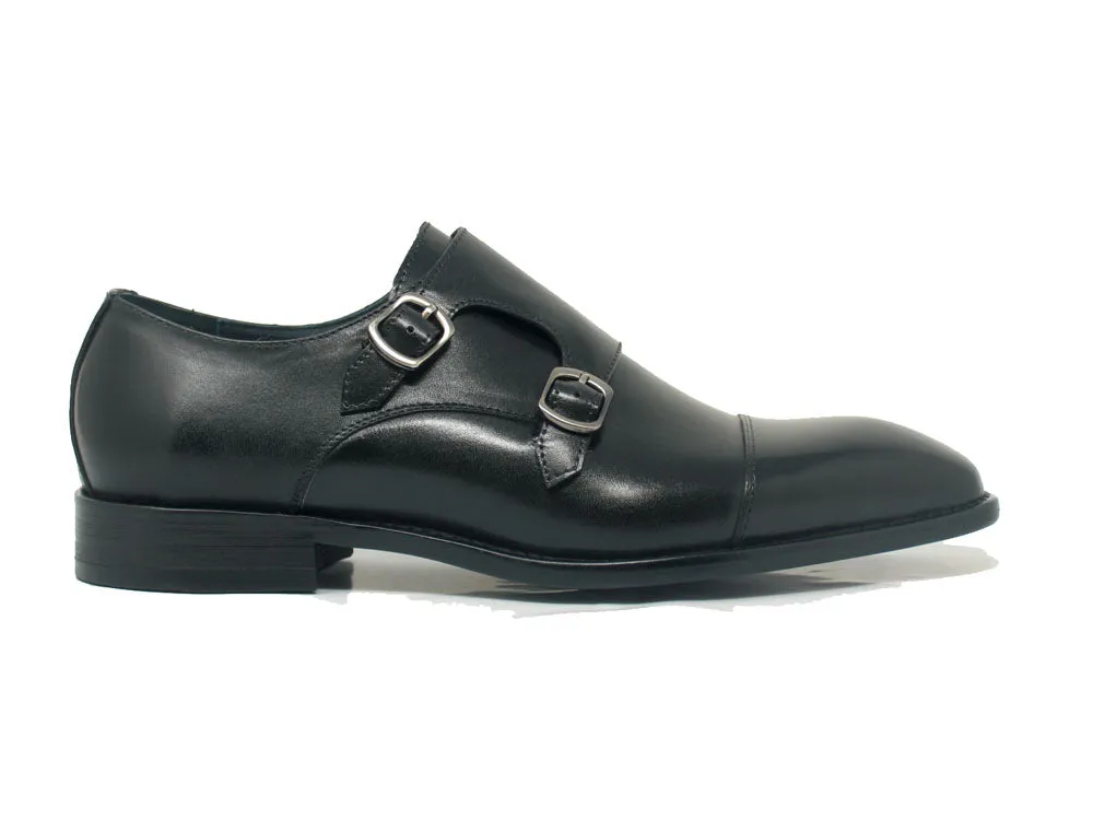 KS509-23 Double Monk Straps Leather Loafer