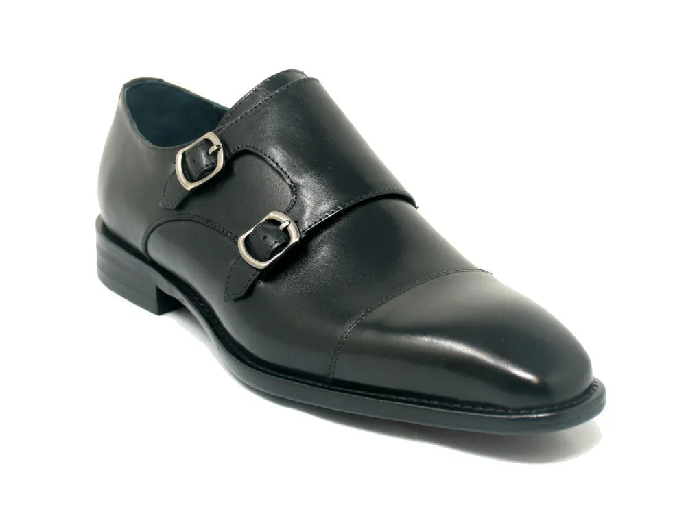 KS509-23 Double Monk Straps Leather Loafer