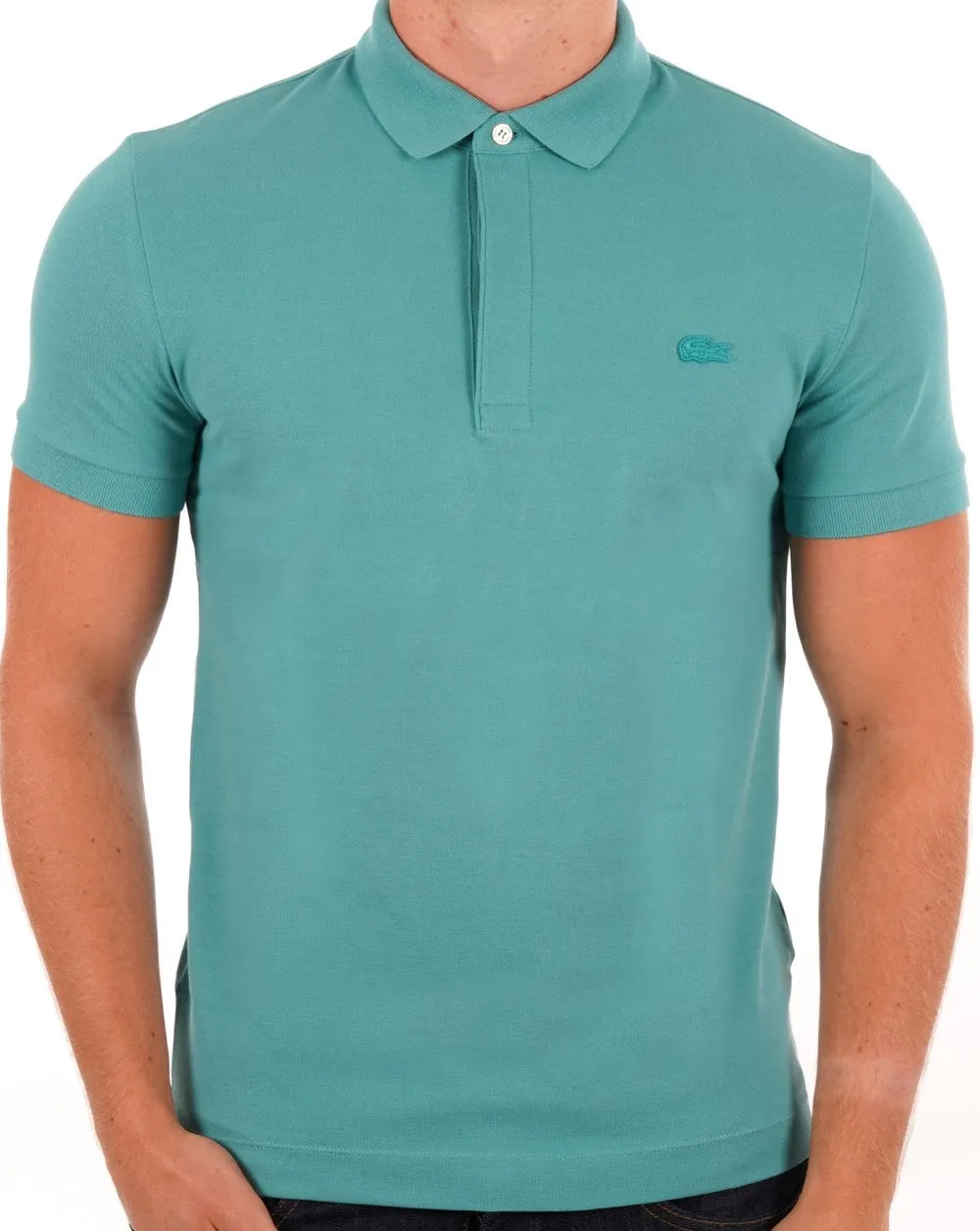 Lacoste Tonal Polo Shirt Ocean