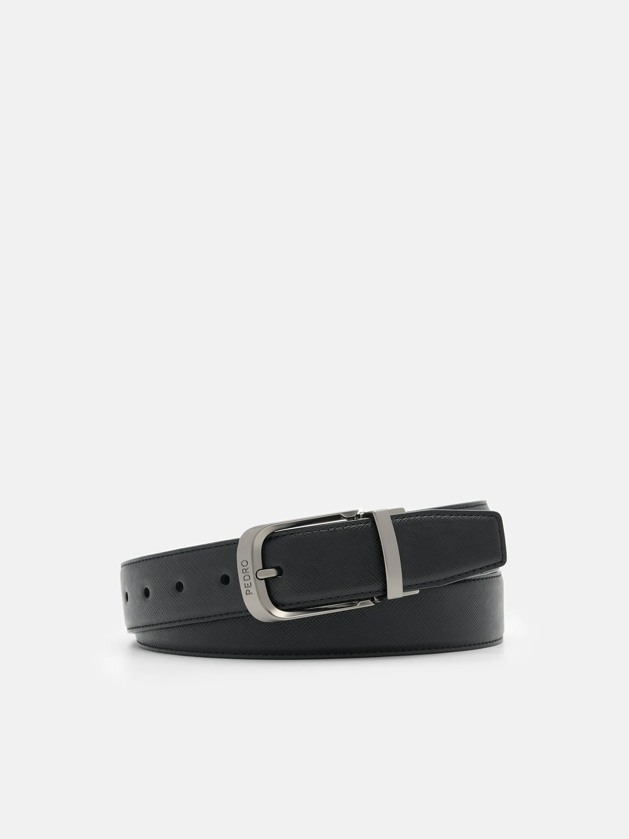 Leather Reversible Pin Belt