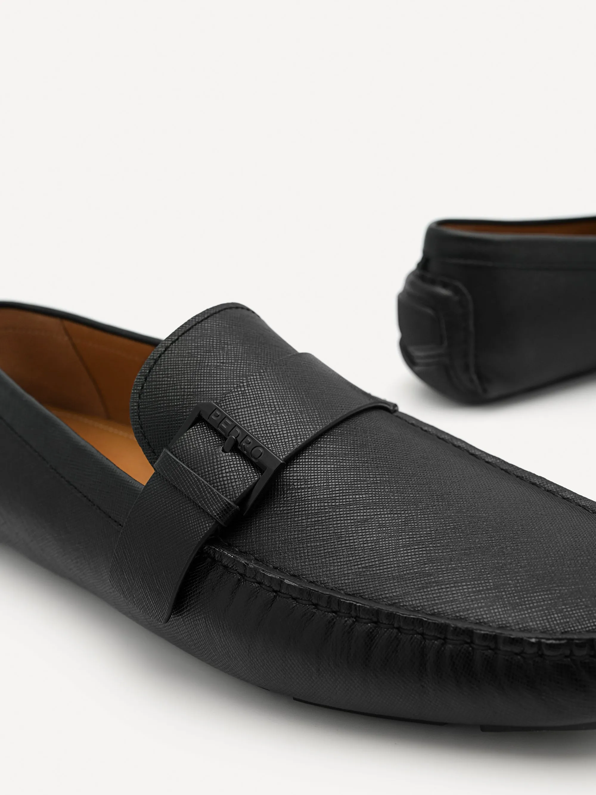 Leather Strap Moccasins