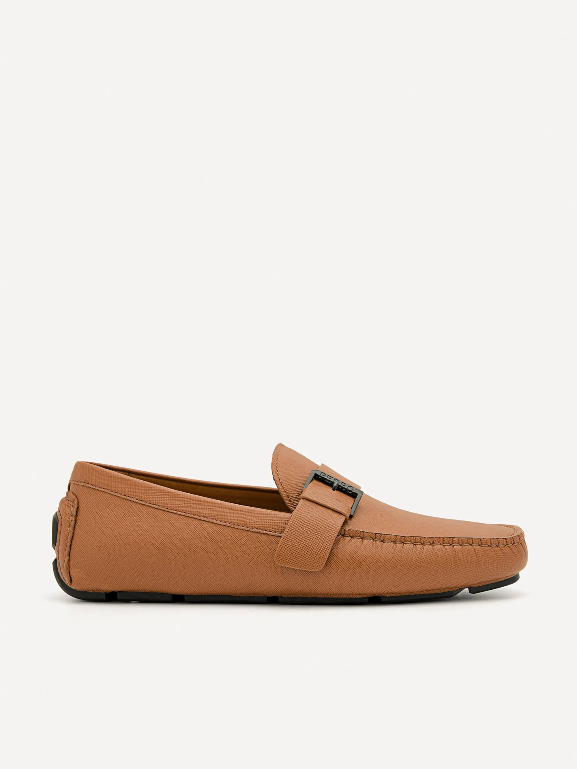 Leather Strap Moccasins