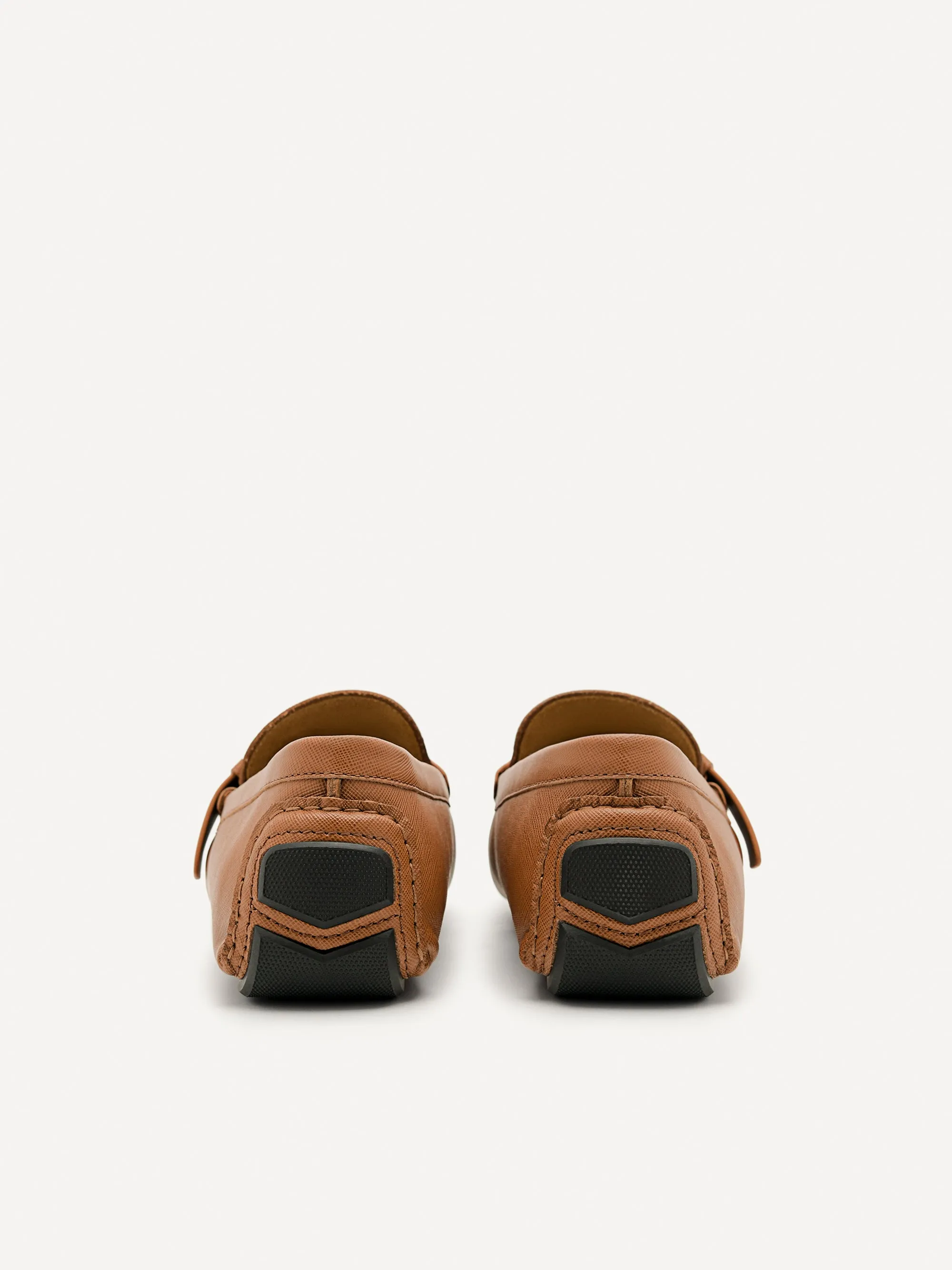 Leather Strap Moccasins