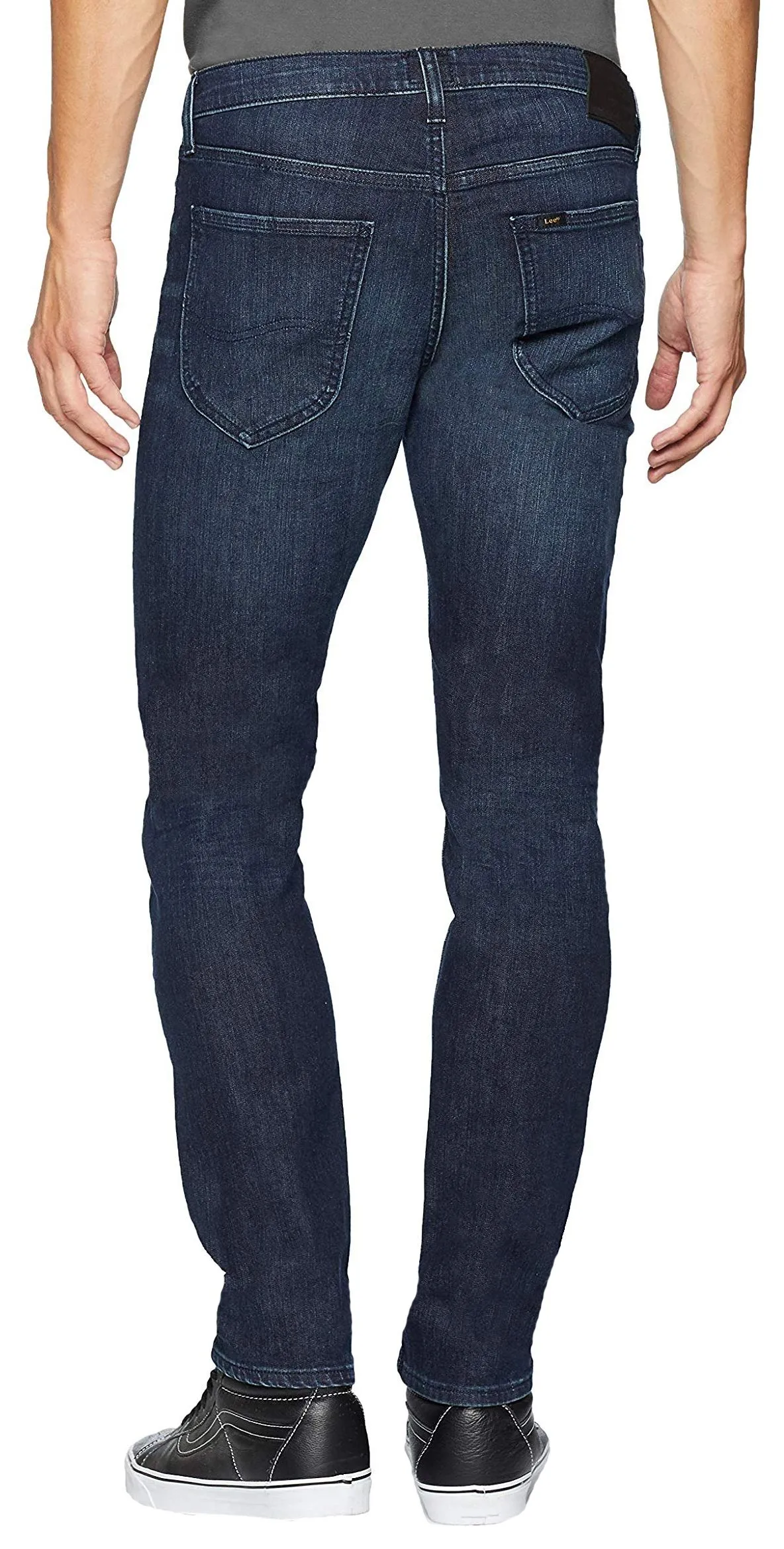 Lee Daren Zip Regular Straight Denim Jeans Bolt Blue