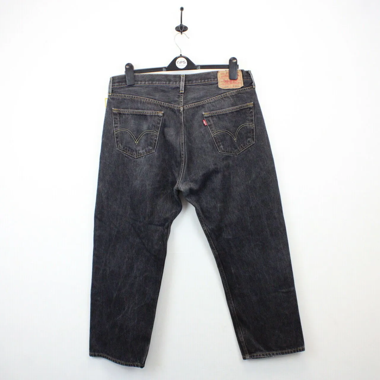 LEVIS 501 Jeans Black Charcoal | W38 L28