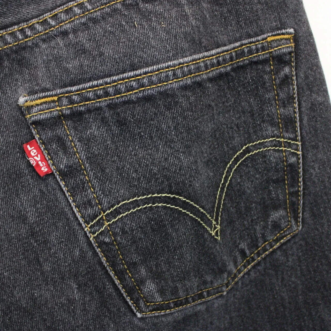 LEVIS 501 Jeans Black Charcoal | W38 L28