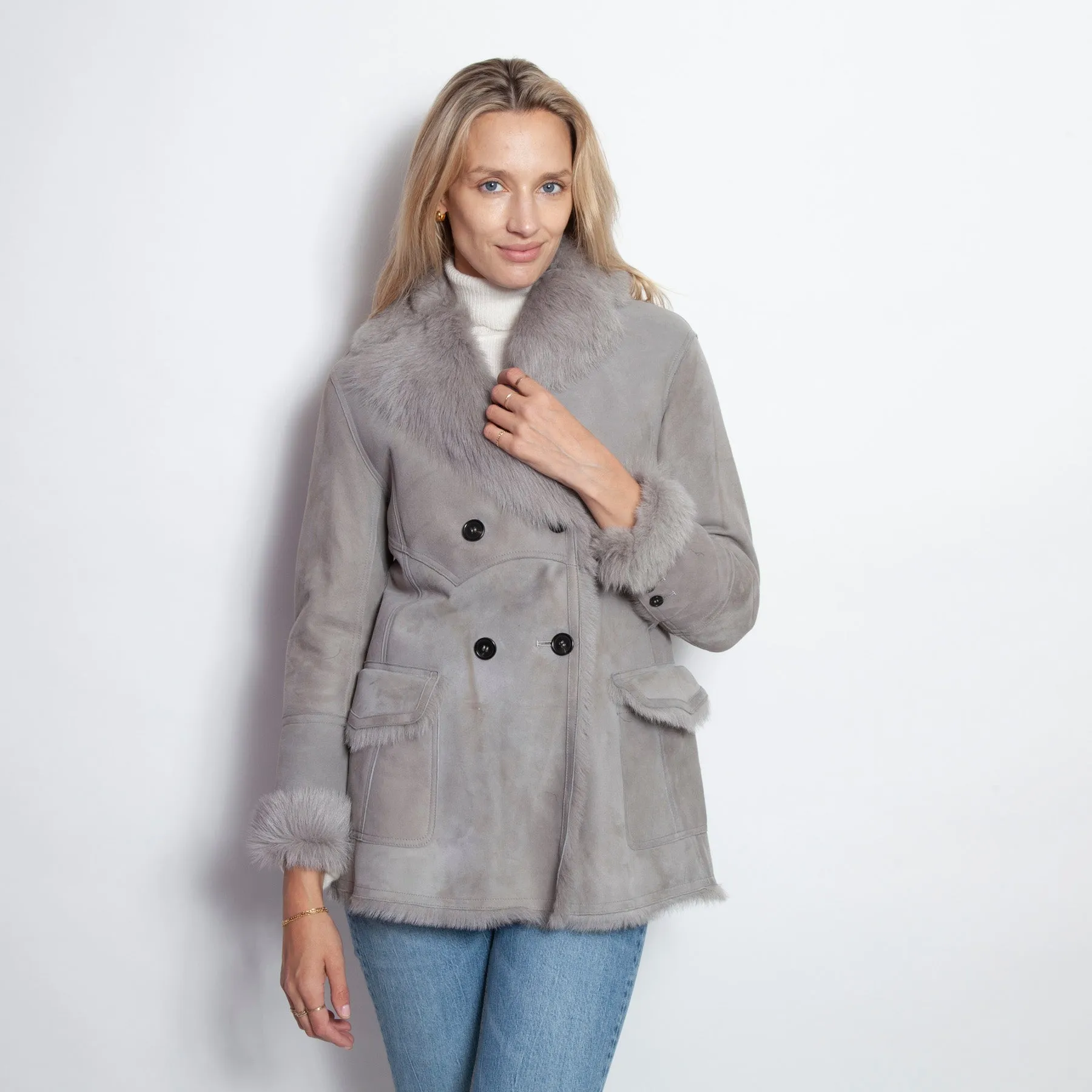 Light Gray Shearling