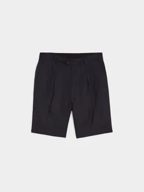 Linen Twill Sunset Short, Navy