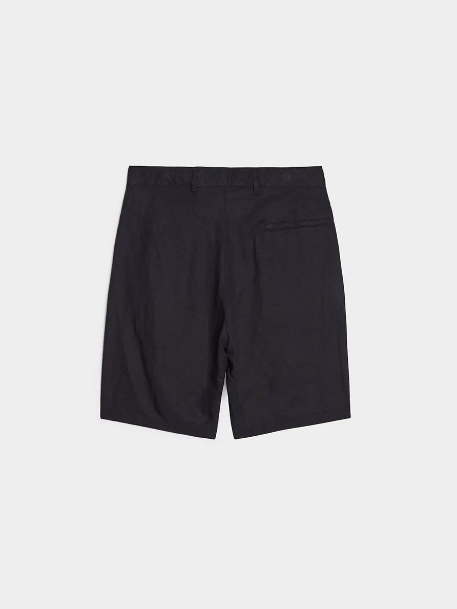 Linen Twill Sunset Short, Navy