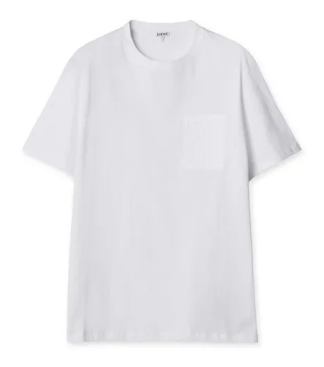 LOEWE  |Crew Neck Cotton Short Sleeves Logo Luxury