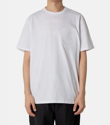 LOEWE  |Crew Neck Cotton Short Sleeves Logo Luxury