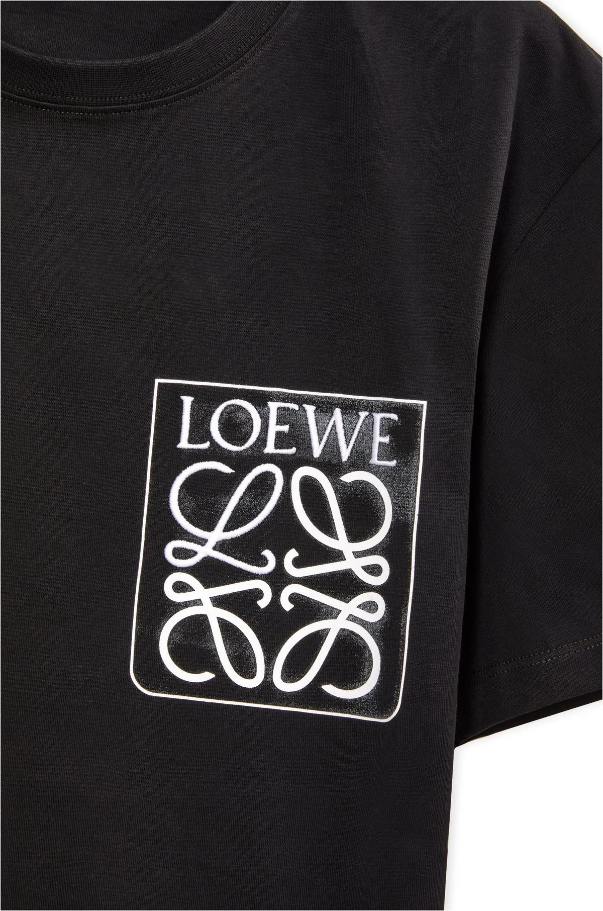 LOEWE  |Crew Neck Street Style Plain Cotton Short Sleeves Logo