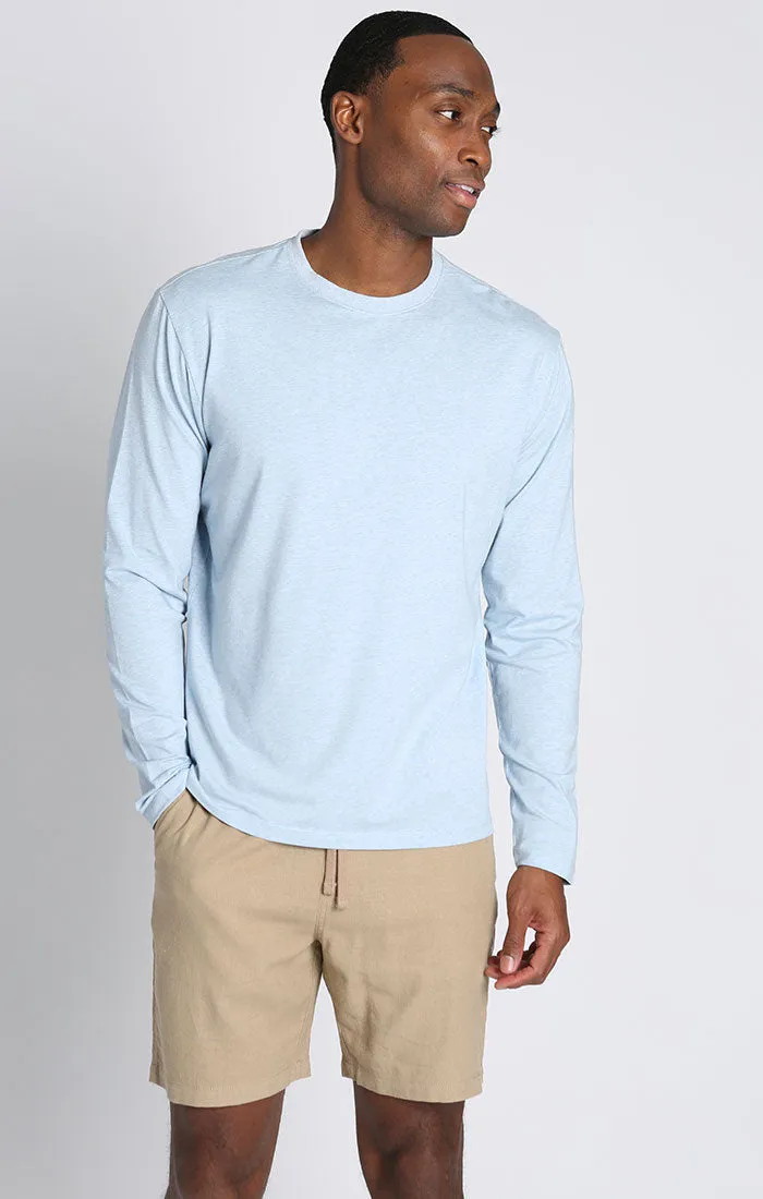 Long Sleeve Cotton Modal Crewneck