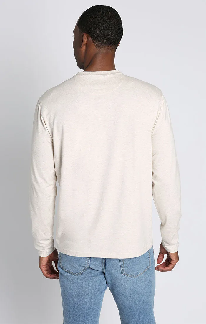 Long Sleeve Cotton Modal Crewneck