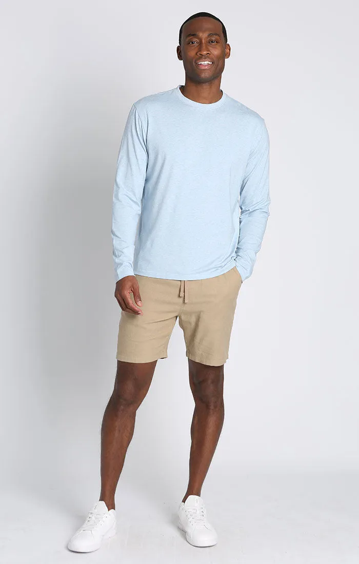 Long Sleeve Cotton Modal Crewneck