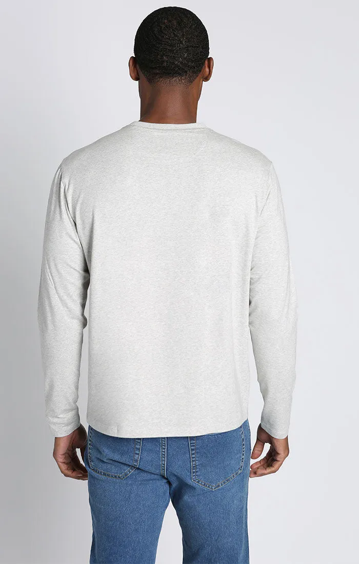 Long Sleeve Cotton Modal Crewneck