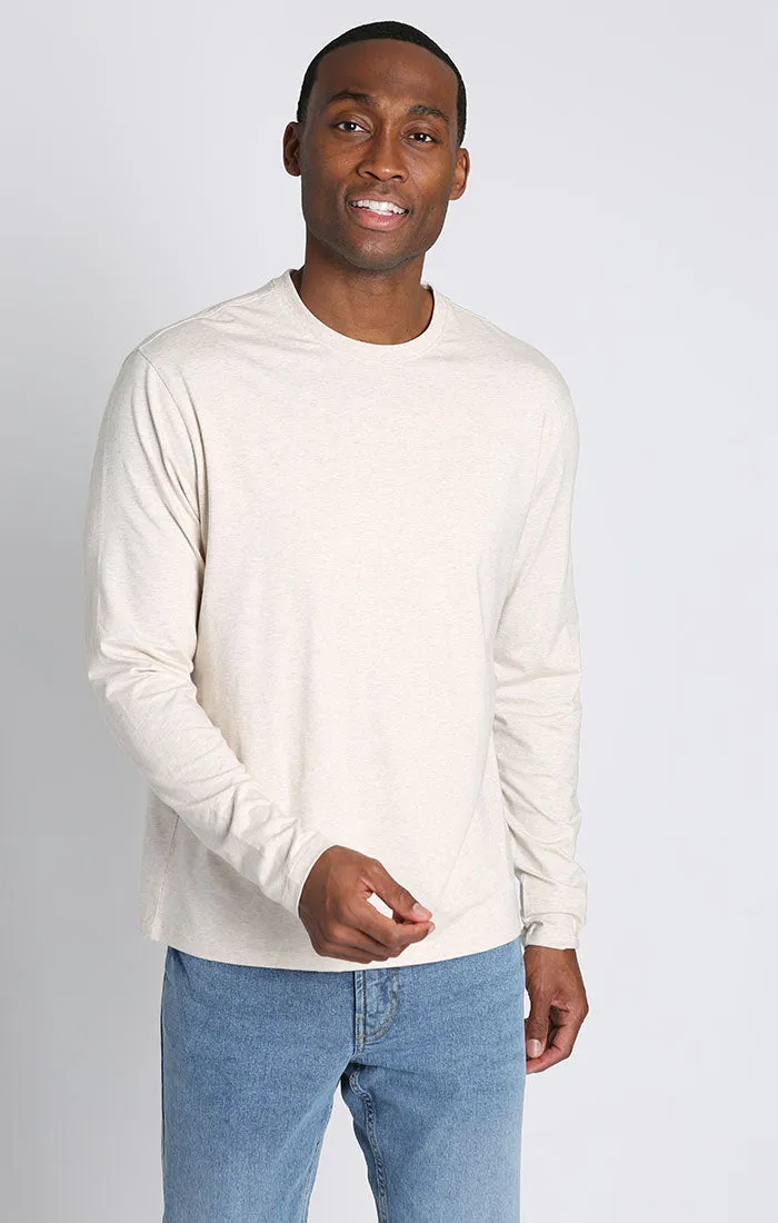 Long Sleeve Cotton Modal Crewneck