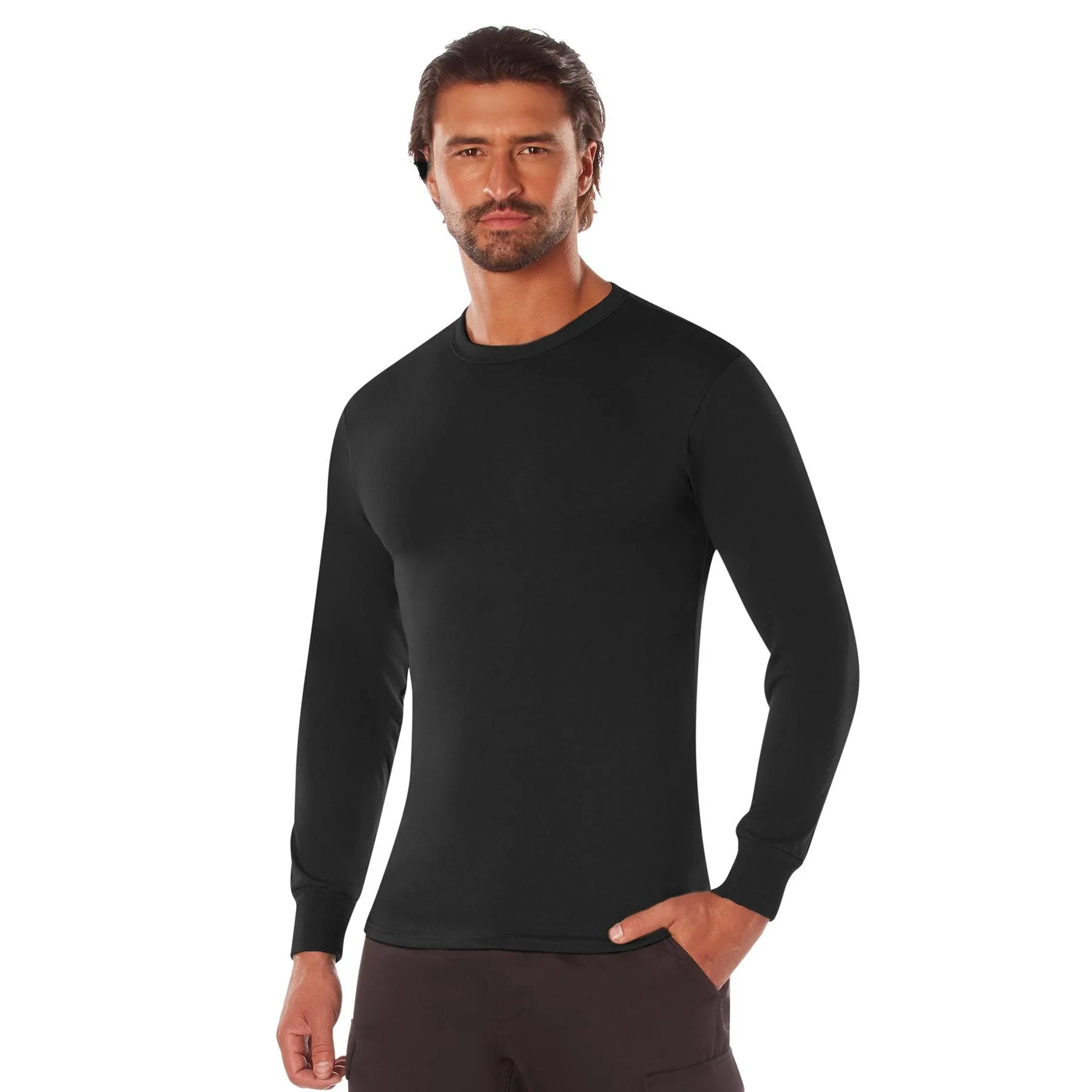 Long Sleeve Solid T-Shirt