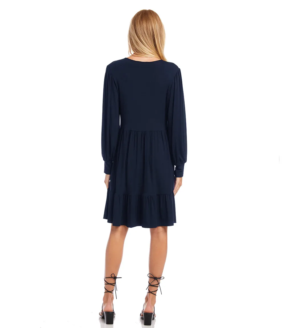 Long Sleeve Tiered Dress