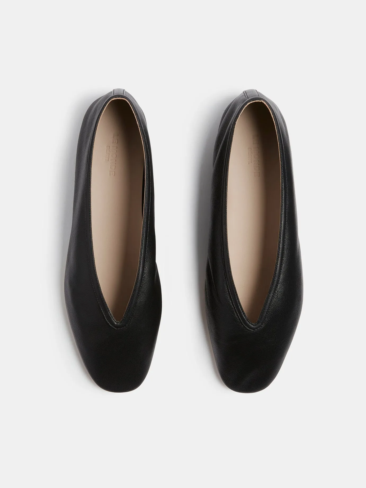 Luna Slipper / Black Leather