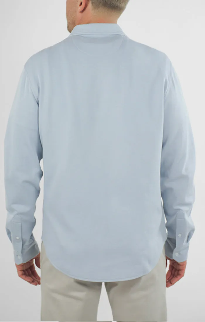 Manor Long Sleeve Cotton Double Face Shirt