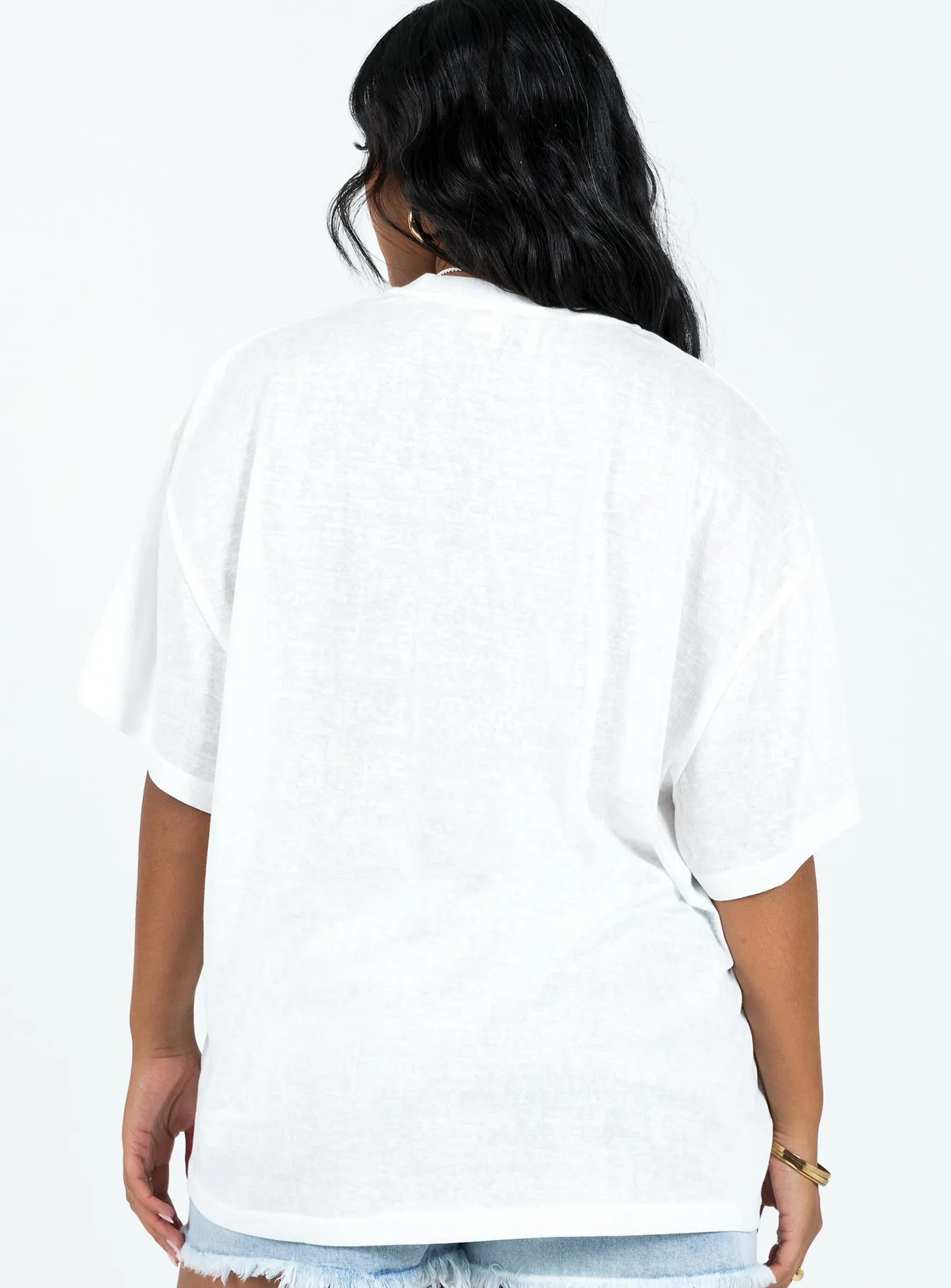 Martini Oversized Tee White