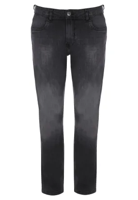 Mens Grey Straight Ollie Jeans