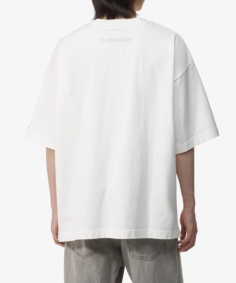 MIHARAYASUHIRO  |Crew Neck Street Style Plain Cotton Short Sleeves Logo