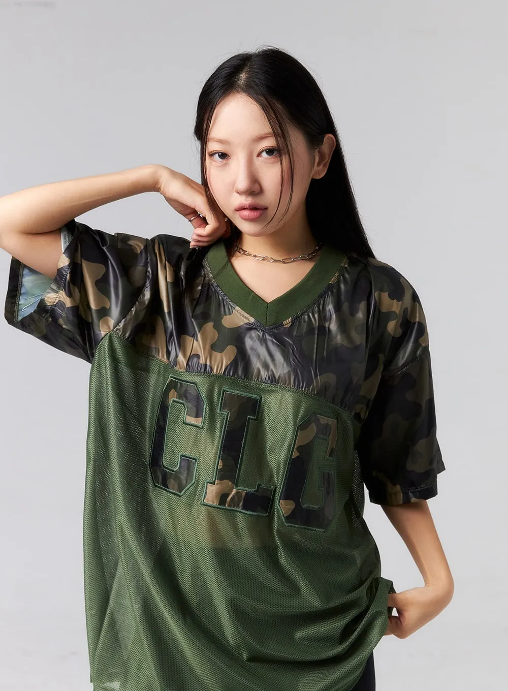 Military Print Tee CL319