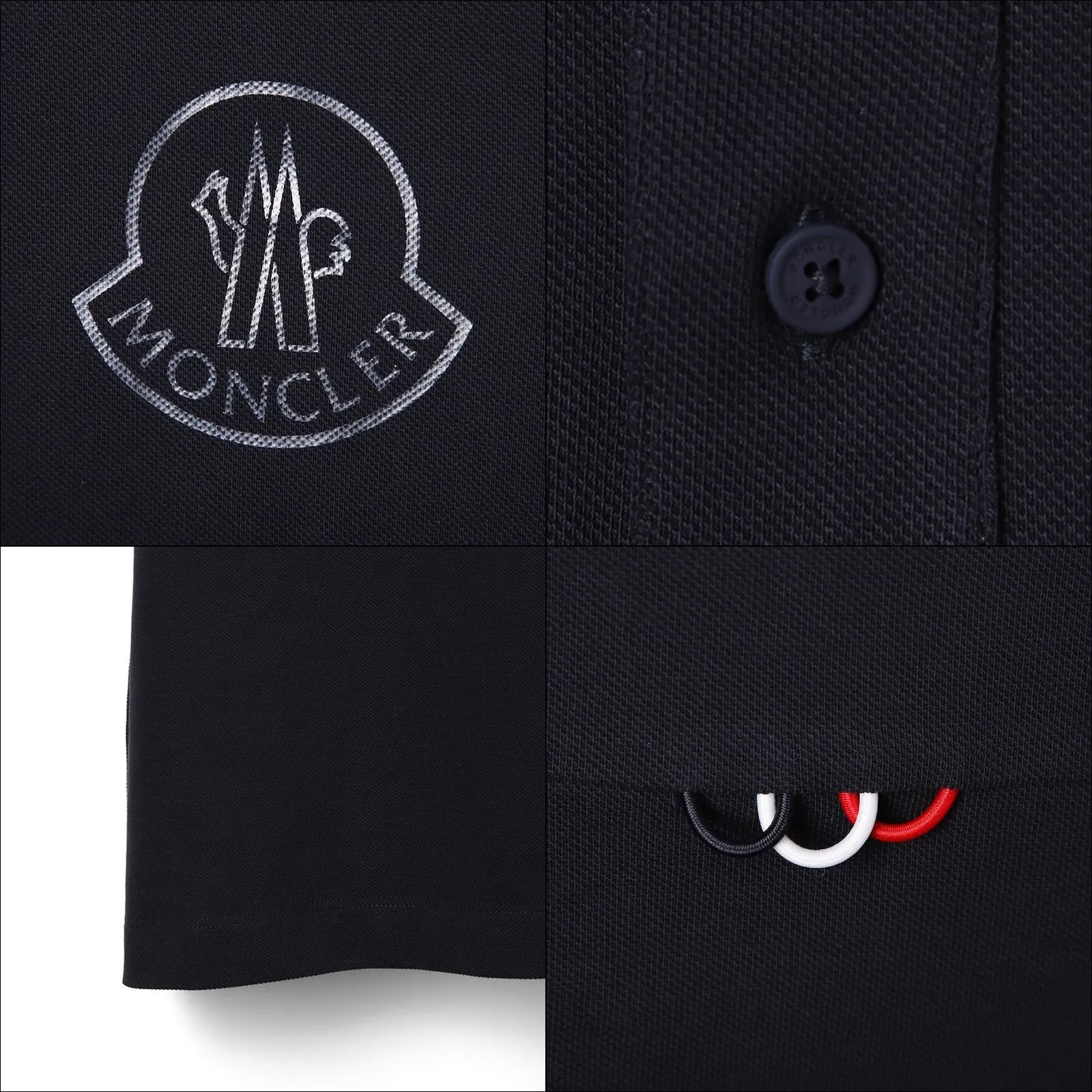 MONCLER  |Cotton Short Sleeves Logo FX Advantage / Exclusive Polos