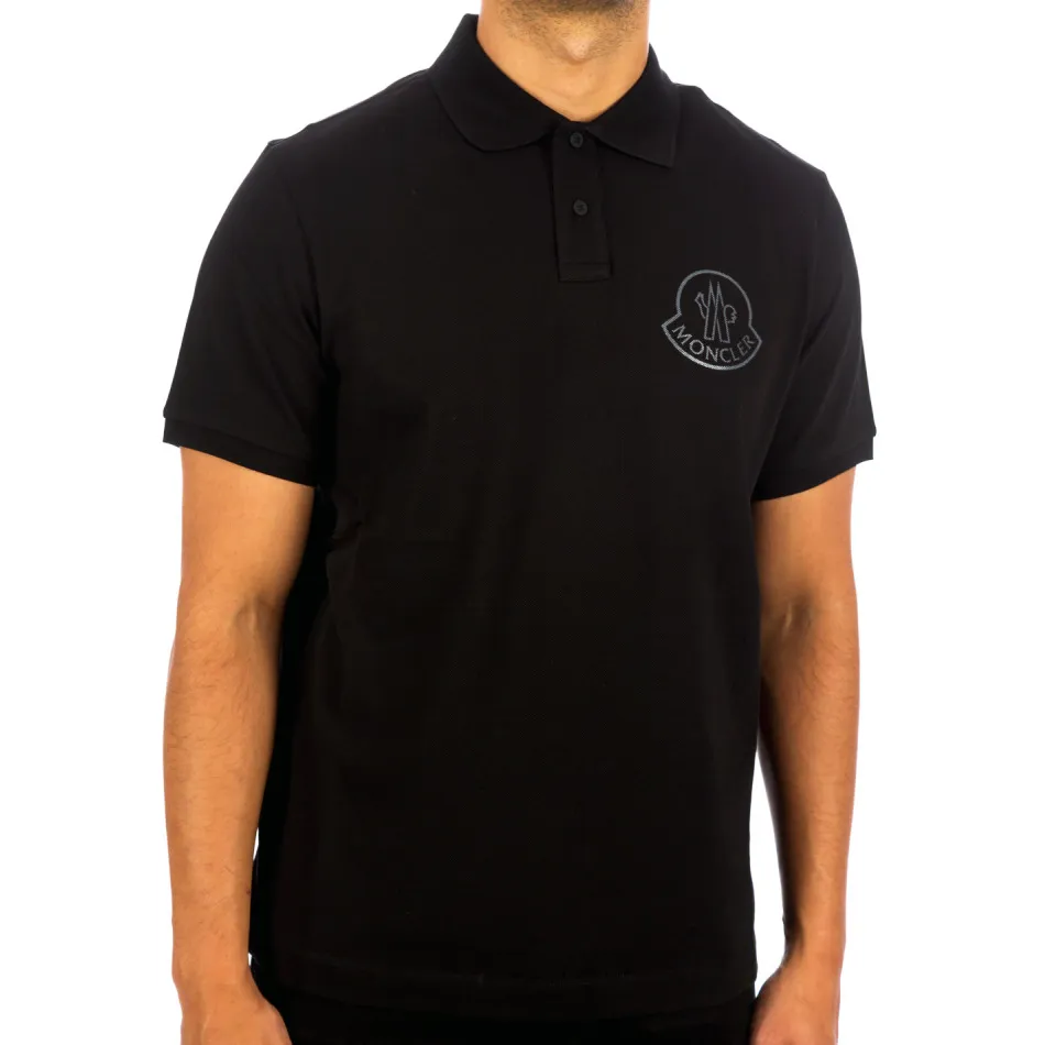 MONCLER  |Cotton Short Sleeves Logo FX Advantage / Exclusive Polos