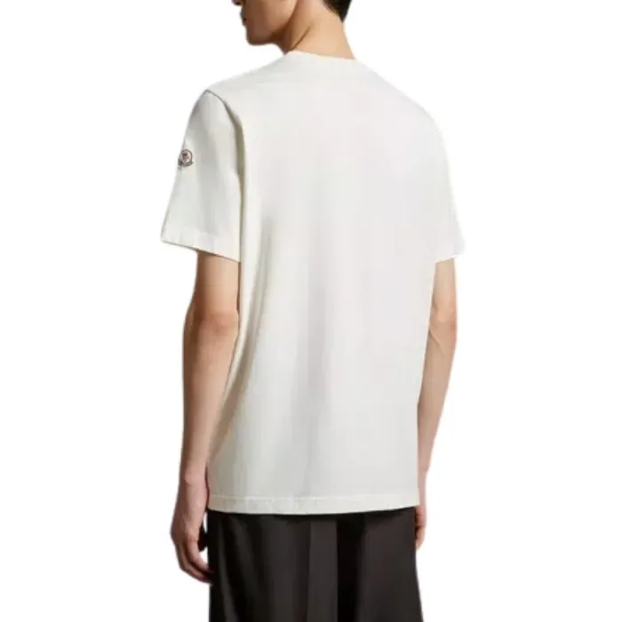 MONCLER  |Crew Neck Unisex Street Style Plain Cotton Short Sleeves