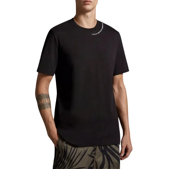 MONCLER  |Crew Neck Unisex Street Style Plain Cotton Short Sleeves