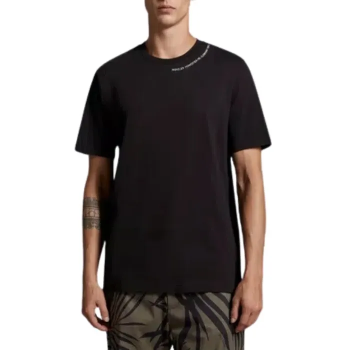 MONCLER  |Crew Neck Unisex Street Style Plain Cotton Short Sleeves