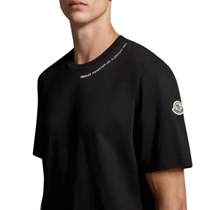 MONCLER  |Crew Neck Unisex Street Style Plain Cotton Short Sleeves